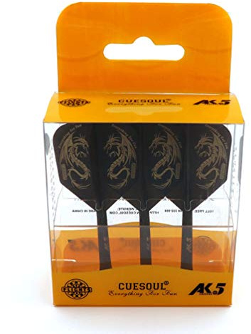 CUESOUL ROST Integrated Dart Shaft and Flights,big wing shape,Set of 3 pcs Dragon Pattern(CSAK-5JL1-L)