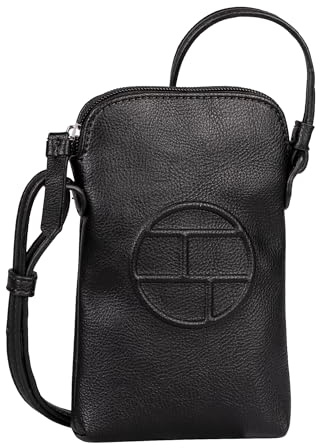 TOM TAILOR Rosabel Damen Handytasche Umhängetasche Mittelgroß Schwarz