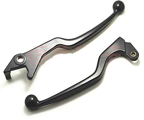 SJHFKDK Maneta Embrague Moto,Motocicleta Maneta de Freno Manija de la Motocicleta empuñaduras de Palanca Bar for el Frente de la Palanca del Freno con la maneta del Embrague(1 Pair)