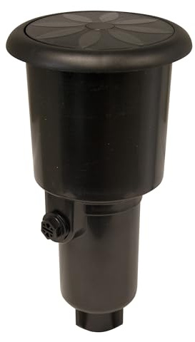 S&M 590191 – Aspersor emergente de Impacto con Arco de riego Regulable 0 a 360° | Alcance Regulable Entre 7,6 y 13,7 Metros de Distancia | Carcasa y Tapa Resistentes a Rayos Ultravioleta