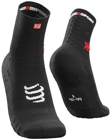 COMPRESSPORT Mixte Pro Racing Socks V3.0 High Chaussette Running, Noir, 35-38 EU