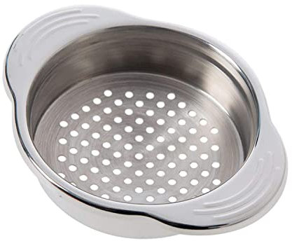 Vektenxi Stainless Steel Food Can Strainer Sieve Tuna Press Lid Oil Drainer Remover, Unique No-Mess Dishwasher Design Durable and Useful