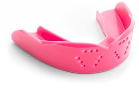 SISU 3D Youth Mouthguard, Hot Pink - Pre-Formed, Easy Fit Protection for Lacrosse, Football, Hockey, Team Sports - Remoldable Up to 20 Times - Non Toxic