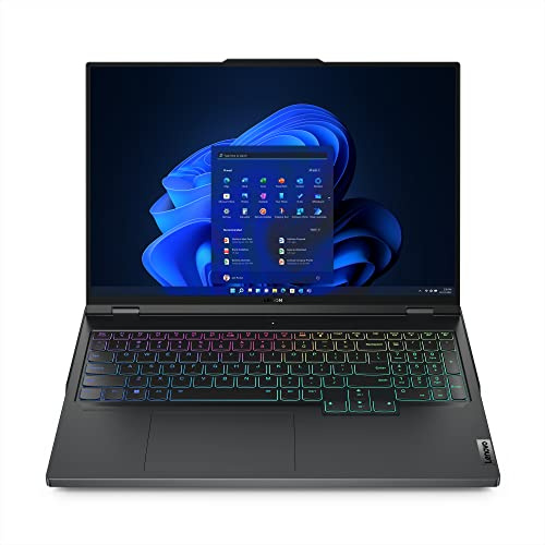Lenovo Legion Pro 7 Gen 8 - Ordenador Portátil Gaming 16 WQXGA (Intel Core i9-13900HX,32GB RAM, 1TB SSD, NVIDIA GeForce RTX 4080 12GB,Sin Sistema Operativo) Gris Onyx - Teclado QWERTY Español