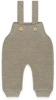 emma & noah Strickhose aus 100% Wolle (Merino), mitwachsend & weich, atmungsaktive Wollhose für Babys, ideal für Herbst & Winter (50, 56, Essential Beige)