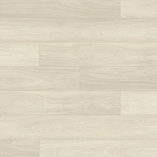 Revêtement de sol stratifié Cottage Wide avec joint V4 aspect planche, épaisseur 7 mm, système à clic, dimensions : 1285 x 242 x 7 mm - vous achetez 1 m² (sol stratifié | 1 m², Greige Montreux Oak)