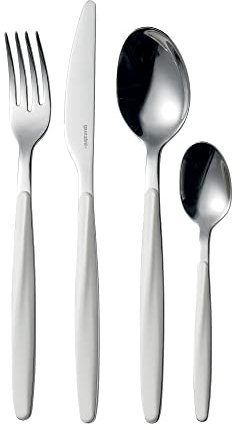 Guzzini 24 Pieces Cutlery Set My Fusion, White