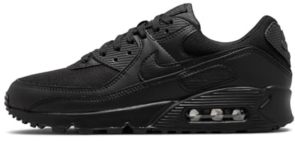 NIKE DH8010-001 WMNS AIR MAX 90 Women Black/Black-Black-Black UK 6