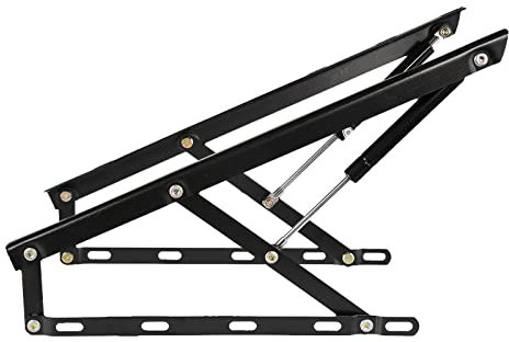 Dyna-Living 2FT Storage Bed Lift Mechanism Heavy Duty Gas Spring Bed Storage Lift Kit for Storage Box Bed Sofa Storage Space Saving