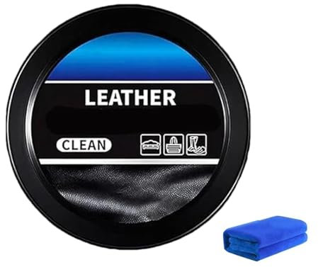 Crema limpiadora de cuero, pasta de limpieza multifuncional, acondicionador, limpiador de zapatos, crema de cuidado, para bolsos, carteras, zapatos, cinturones