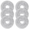 Lot de 6 lingettes de rechange en microfibre pour robot aspirateur Xiaomi X10+ / X20+ & Dreame L10s Ultra / L10 Ultra / L20 Ultra / L10s Pro Ultra Heat / L10 Prime / X40 Ultra Complete