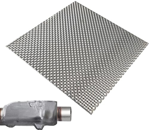 Penlimly Protector Térmico De Aluminio Para Escape | Material Aislante de Aluminio para Automóvil | Lámina Aislante para Tubos de Escape y Motor Protección Ligera