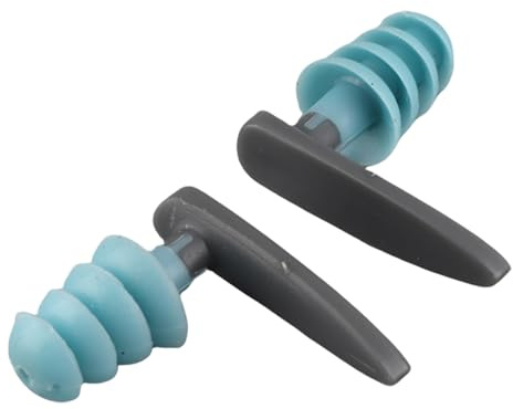Tappi per le orecchie da 1 paio di coperture per nuoto, immersioni elastiche auricolari auricolare forniture per le attrezzature per il nuoto per surf, immersioni, piscina, doccia