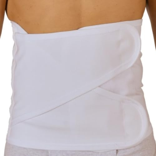 REMEDIA ONE Fascia Lombare Supporto Schiena Elasticizzata, Bianca, Tg 4
