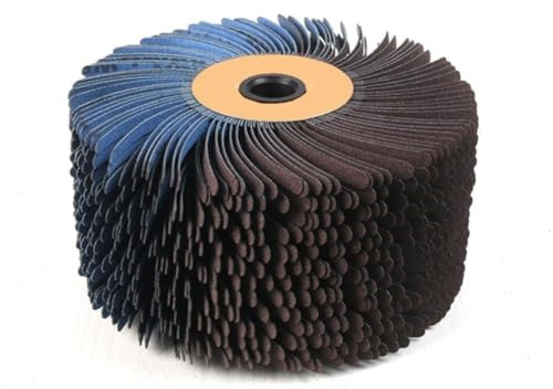 Tambor de alambre abrasivo de grano 120-600 de 118 x 60 mm, cepillo de lijado para superficies irregulares, tallado de raíces y muebles