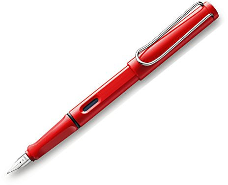 LAMY safari Red Fountain pen, Medium Nib