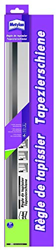METYLAN Règle de Tapissier, un côté coupant pour la découpe, un côté pour les mesures