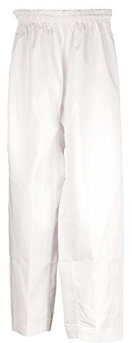 Tiger Claw Martial Arts Pants Poly/Cotton (White, 000)