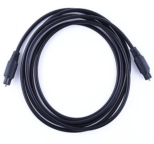 REY Cable Fibra Optica TosLink Audio Digital 2 Metros M para PS2 PS3 2 mm