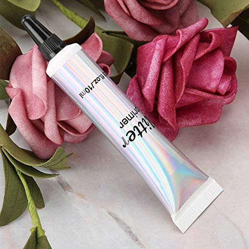 Glitzer Primer Gesicht, Akozon Pailletten Primer Wasserdichte Lidschatten-Grundierung Multifunktionales Make-up-Gel, aufhellend und feuchtigkeitsspendend Glitter Primer für Erstellen Sie ein