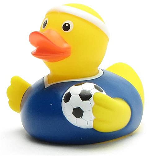 Duckshop Maglia da calcio con papera, blu scuro, 7,5 cm