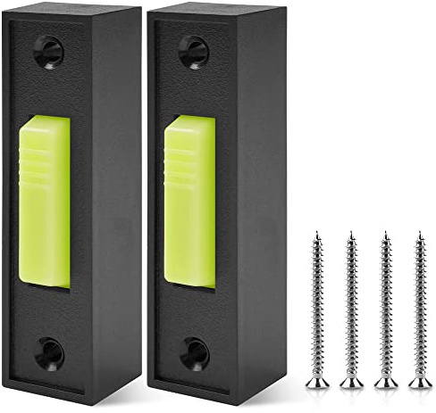 Graootoly 2Pcs Universal Garage Door Opener Switch 41A4166 Button Black with White Center