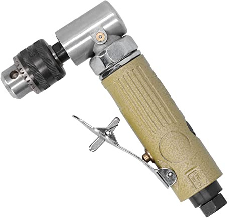 Natudeco 3/8 Perceuse Pneumatique Coude à Angle Droit 90 Degrés Perceuse Pneumatique Pour Professionnels Et Bricoleurs
