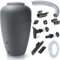 Set Aquacan Regenwassertank-Bausatz 360 L + Icanset 1 + Icanset 5 / Set of Aquacan 360 L Rainwater Tank + Connection kit for rainwater Tanks Icanset 1 + Icanset 5 (360 L, Grau)