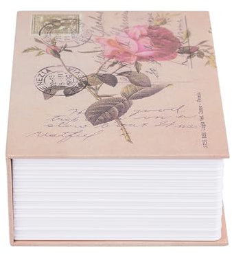 Cassaforte per Libri con Serratura a Combinazione per Riporre la Collezione di Gioielli e Denaro (Rosa)