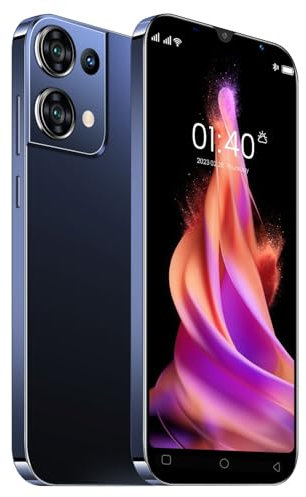 WRTogo Rino9 Cheap Mobile Phones, 5.0 Display Dual SIM, 16GB ROM/(Expandable up to 128GB), Android 9.0 OS, Dual Camera, Face Unlock Cell Phone (Rino9-Black)