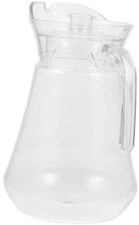 HOMOBABE Contenitore Per Acqua Trasparente in Acrilico Caraffa Per Bevande Bollitore Per Acqua Fredda Resistente Al Caldo e Al Freddo Per Uso Domestico e Feste