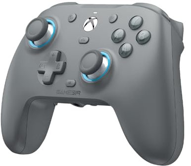 GameSir G7 SE Manette Filaire pour Xbox Series X|S, Xbox One & Windows 10/11, Manette de Jeu Plug and Play avec Joysticks à Effet Hall, Prise Audio 3,5 mm (Gris)
