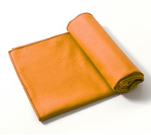 Genérico Toalla de Microfibra Deportiva | Secado Rápido, Súper Absorbente y Compacta| con Bolsa de Red | Ideal para Gimnasio, Viajes, Yoga, Playa y Camping | Varios Tamaños y Colores. (1, Amarillo)