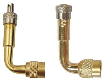 CFEWV 3 Pezzi Prolunga per Valvola Pneumatici ad Angolo 90°, Adattatore per Valvola per Auto, Moto, Bicicletta, Scooter, Valvola Automatica Pratica, per Facile Gonfiaggio