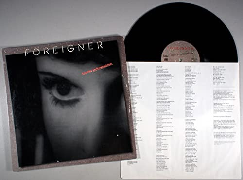 Foreigner ~ Inside Information (Original 1987 Atlantic Records 81808 LP Vinyl Album NEW Factory Sealed in the Original Shrinkwrap Featuring 10 Tracks)