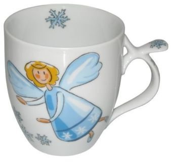 Unbekannt Cha Cult Becher Schutzengel - Schneeflocke 0,35l