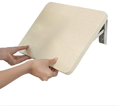 Piccolo tavolo pieghevole a parete a forma di foglia,Mensola galleggiante in legno scrivania computer banco da lavoro,Appeso libreria fai da te scaffali ufficio