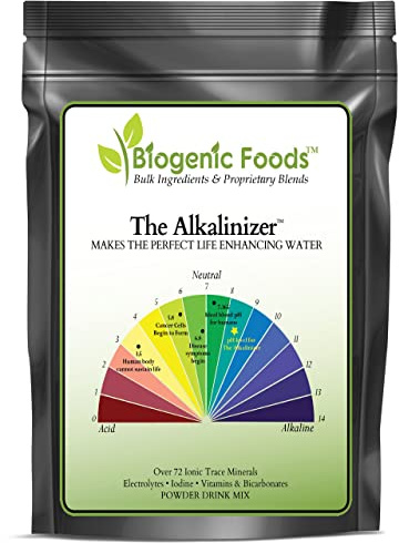 Alkalinizer - Body Acid pH Balance - Electro Alkalize, Ionize & Re-Mineralize 60+ Gallons of Water