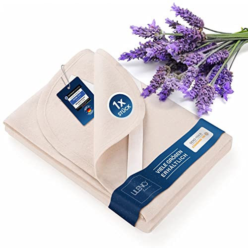 LILENO HOME Matratzenschoner 70x140 cm - Matratzenauflage [95°C kochfest] aus 100% Baumwoll-Kalmuck - Molton Matratzenauflage 70x140 cm als Matratzenschutzbezug u. Matratzenschoner Bettschutz