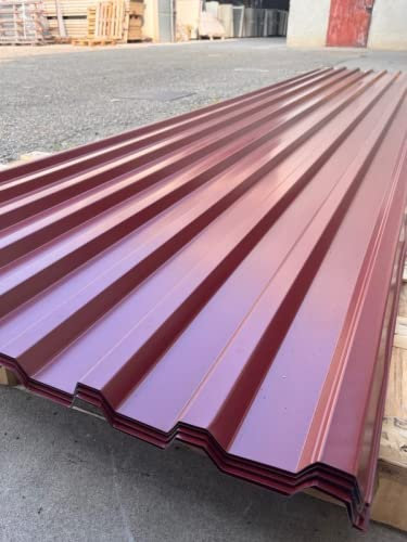 FT METALLI - Lamiera Grecata FT 95 per Copertura Tettoia per Esterno - Accaio Zincato preverniciato - pannelli lamiera ondulata - adatti a qualsiasi superficie RS 2500 mm