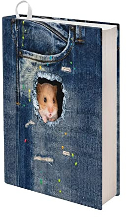 xixirimido Couverture de livre pour livre de poche - Couverture rigide - Élastique et réutilisable