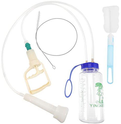 1 Set Cattle and Sheep Milking Machine Farm Supplies Farm Equipment Manual Milking Machine Portable Hand Breast Pump Cow Goat House Portable Milker