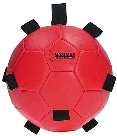 Holland Fun Play Ball - Futterspielball für Pferde - Futterspender - rot