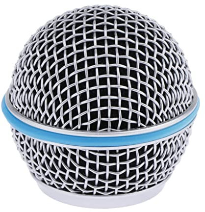 Replacement Blue Steel Mesh Microphone Grill Head - BETA 58A Accessory