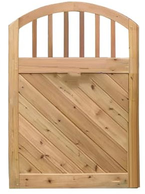 GOCHUSX Swinging Coffee Shop Doors, Solid Wood Single Leaf Waist Gate With Auto Close Metal Hinges, Indoor Privacy Partition For Outdoor Garden Shop Entrance Partition(65x90cm)
