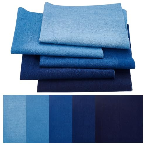 FREEBLOSS 10 pezzi 50,8 cm Sashiko tessuto Sashiko rammendo kit patchwork tessuto di cotone tessuto trapunta tessuto pretagliato per cucito quilting forniture Sashiko tessuto quadrati