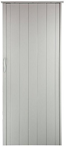 Falttür Schiebetür Tür weiss gewischt farben Höhe 202 cm Einbaubreite bis 96 cm Doppelwandprofil Neu