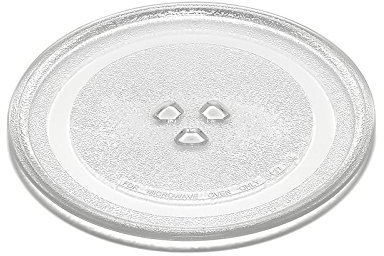 Plato de cristal de 24,5 cm para hornos microondas DeLonghi MW380 MW480 MW485 MW495 MO480