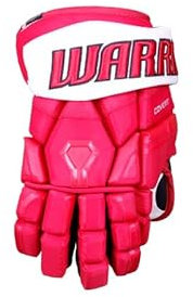 Warrior Covert QRE 20 Pro Handschuhe Junior, Größe:11 Zoll, Farben:Rot/Weiss