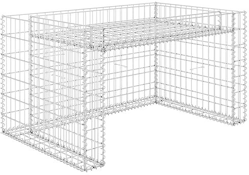 vidaXL Jardinière surélevée Gabion en Fil d'acier 110 x 80 x 60 cm.
